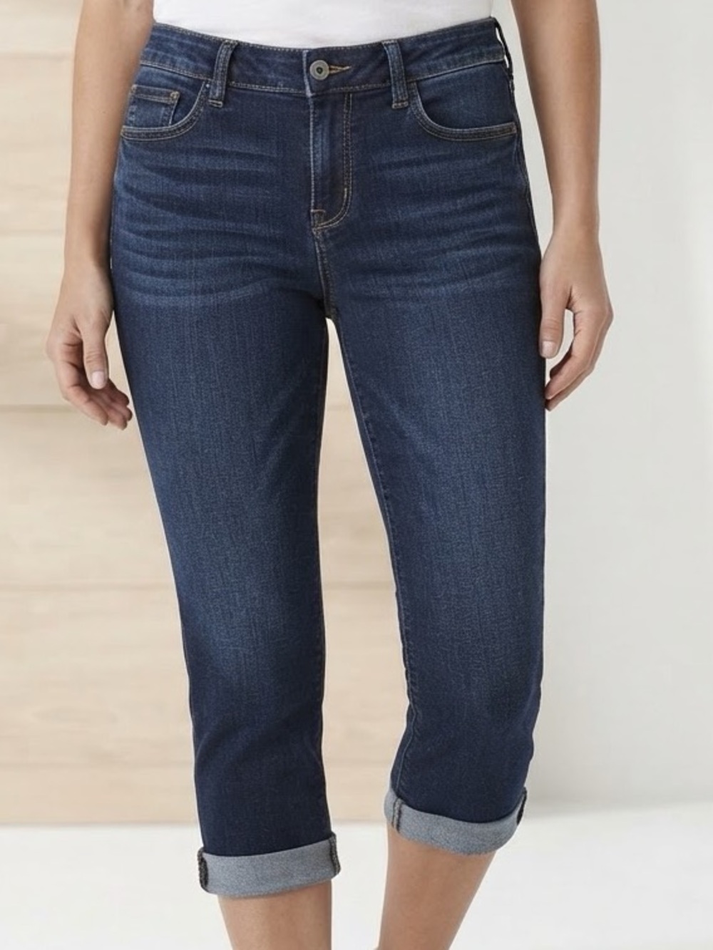 Arizona Jean Company Blue Cropped Slim Jeans Size 9